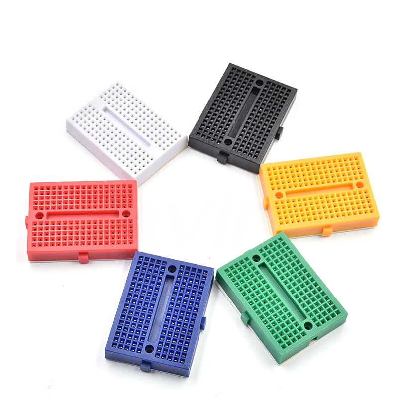 SYB-170-Mini prototipo sin soldadura, placa de pruebas de experimentos, 170 puntos de conexión, 35x47x8,5mm - imagen 5