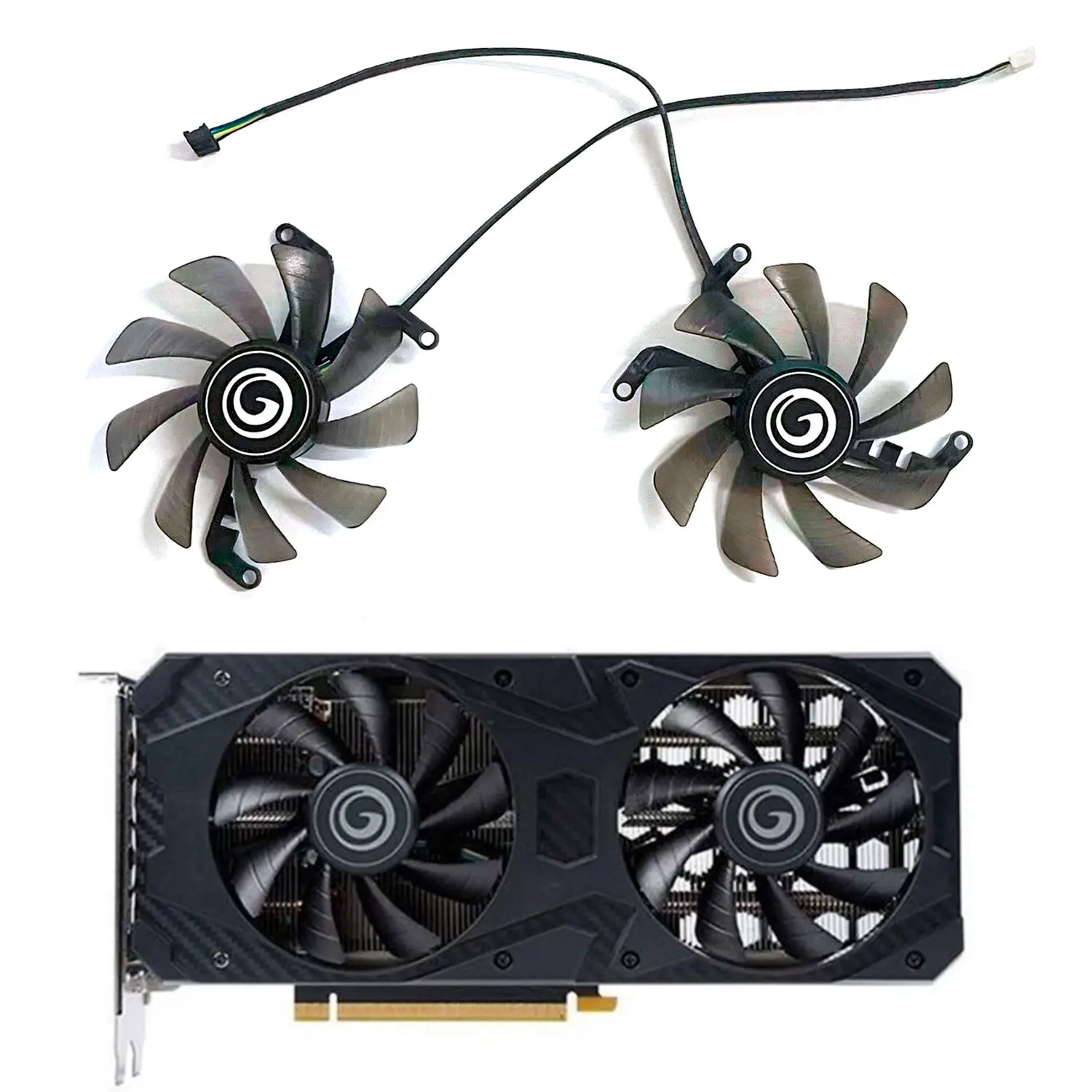 Nuevo ventilador de refrigeración 85MM 4 pines FY09015M12LPA adecuado para tarjeta gráfica GALAXY KFA2 GeForce RTX 3060 RTX3060 TI LHR RTX3050