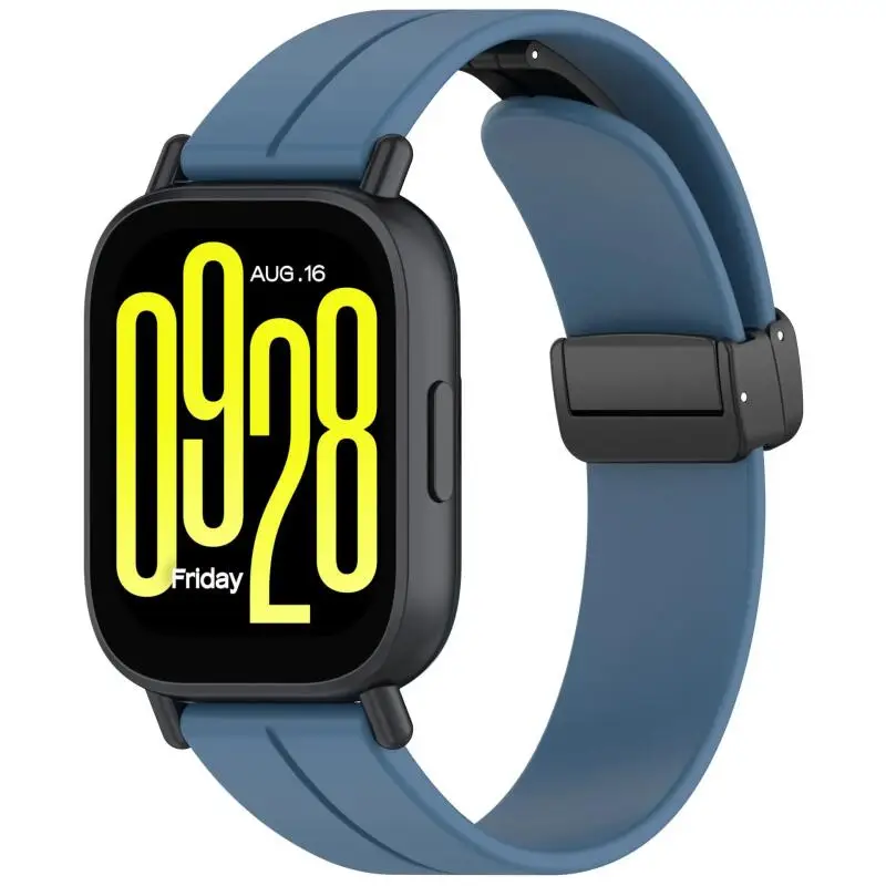 Correa de acero inoxidable + silicona de 22MM para Redmi Watch 5, accesorios para reloj inteligente activo, pulsera para Redmi Watch 5 Lite - imagen 3