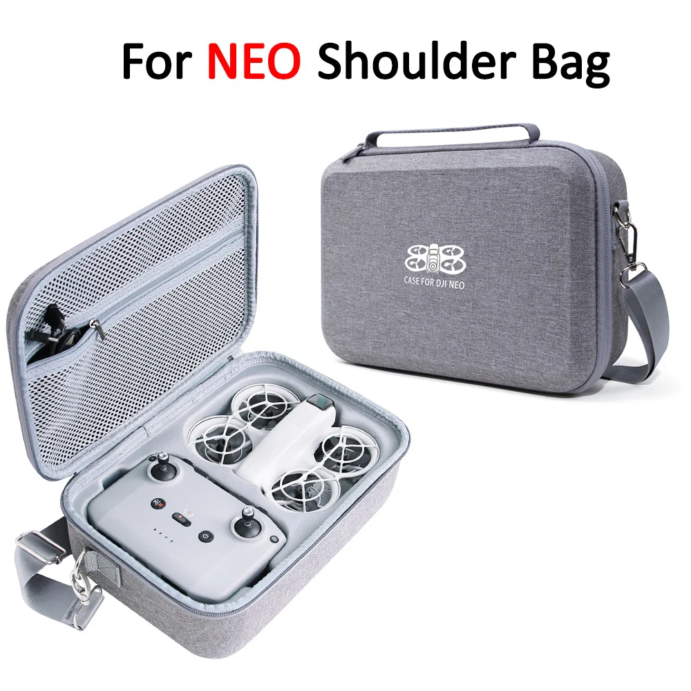 Nueva funda protectora portátil para transporte, bolsa de almacenamiento a prueba de golpes, caja de hombro para Dron DJI NEO, accesorios para control remoto y batería - imagen 2
