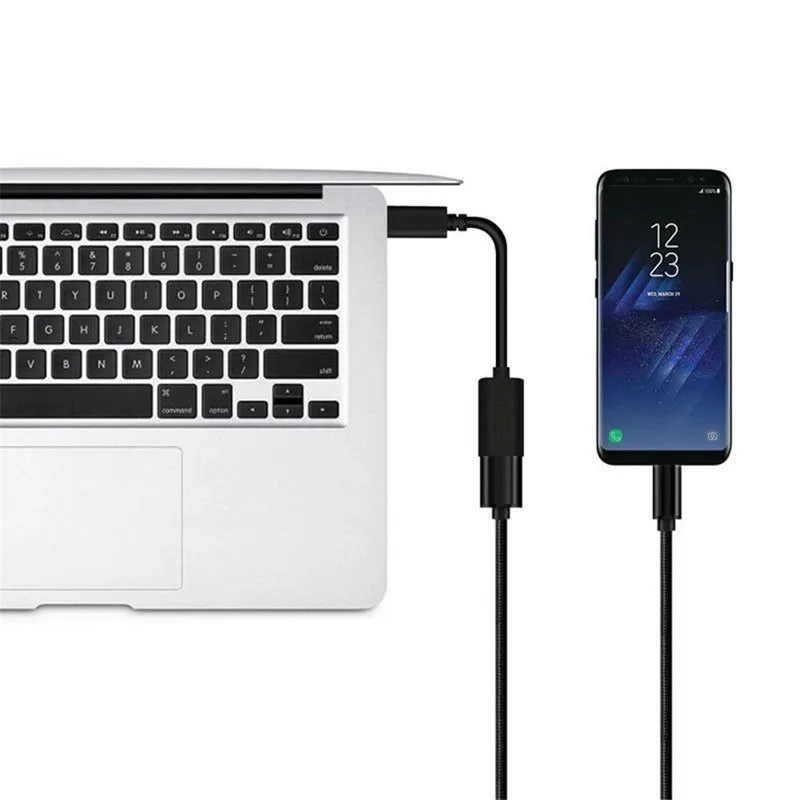 Convertidor tipo C USB 3,1 macho a USB hembra Cable USB-C Android OTG adaptador tipo c teléfono móvil OTG datos Lin - imagen 5