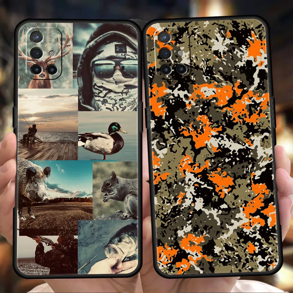 Funda de teléfono para OnePlus 13 12 11 10 9 Pro 9T 13R 12R 10R 9RT 10T 8T 8 Nord 2T CE 2 3 5G N200 N30 funda suave caza de patos