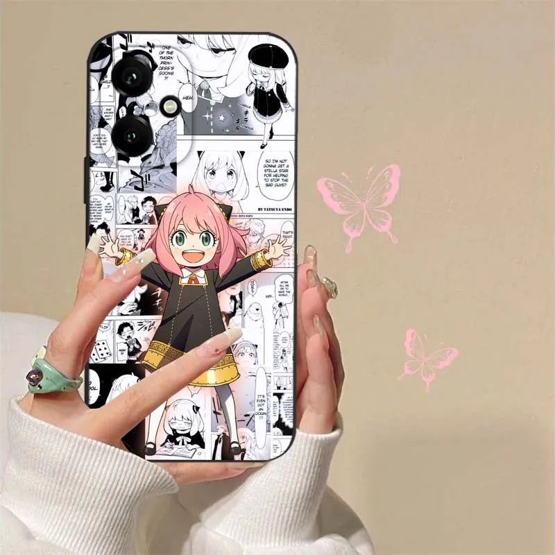 Funda de Anime Anya Forger para Huawei Honor 9X 9A 8A 8X 80 70 60 50 SE Lite Pro Plus Flat Prime 5G - imagen 2