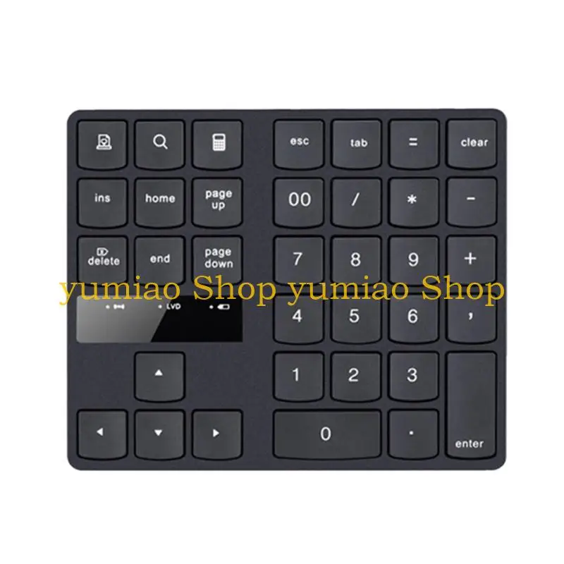 Teclado inalámbrico 587b para computadora portátil portátil liviano 2.4g teclado numérico