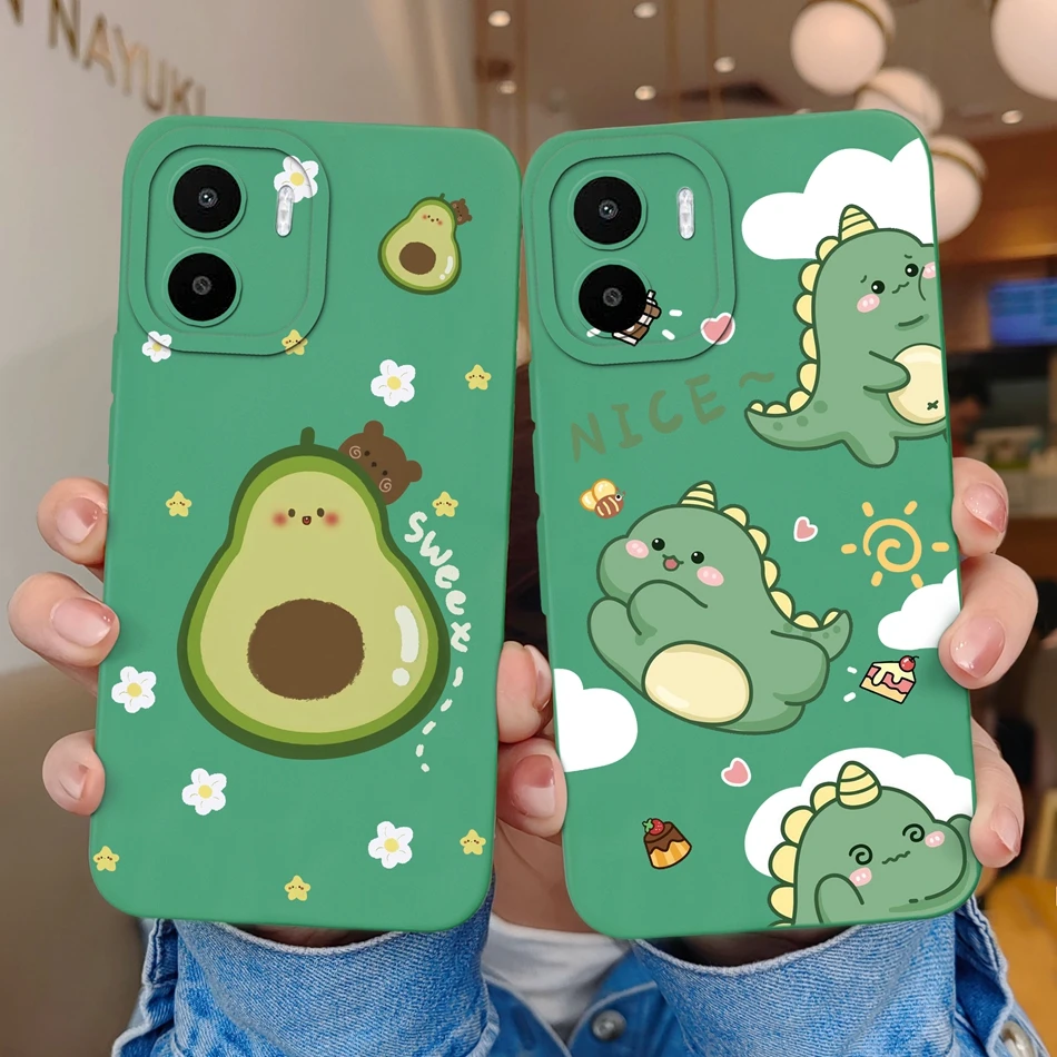 Fundas de silicona líquida A prueba de golpes para Xiaomi Redmi A1 Plus, A2 Plus, Funda de teléfono, A 1, A1 + Plus, A 2, A2Plus, novedad - imagen 3