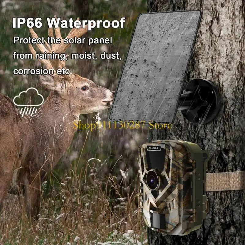 Panel solar J1HC para cámaras aire libre con cable alimentación 3 metros 4000mAh 6V 3.5x1.35 mm - imagen 4