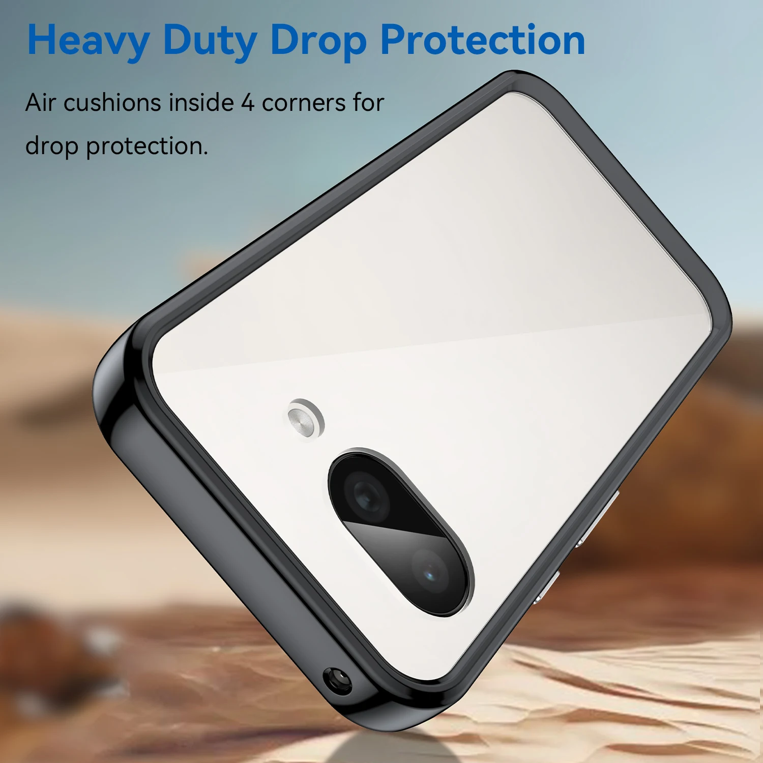 Para Google Pixel 9A Funda transparente Google Pixel 9A 8A 7A 9 8 Pro Funda Coque Funda dura translúcida a prueba de golpes parachoques de teléfono Pixel 9A - imagen 4