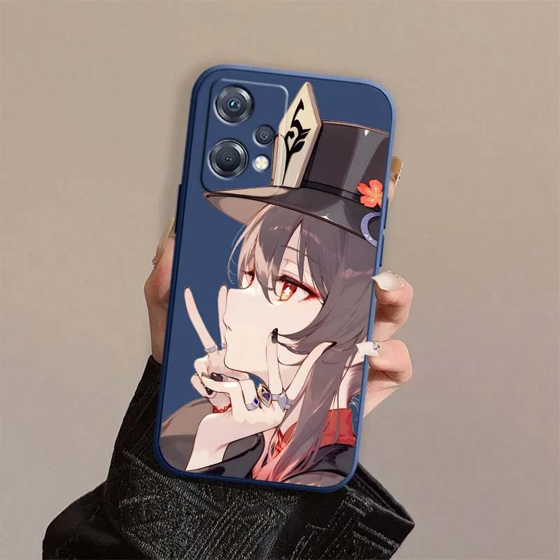Hu Tao Chica de anime para OPPO Find K9X K9S K5 K13X K12X K12 K10 F31 F29 X6 X5 X3 X2 Pro Lite Neo Plus funda de teléfono - imagen 5
