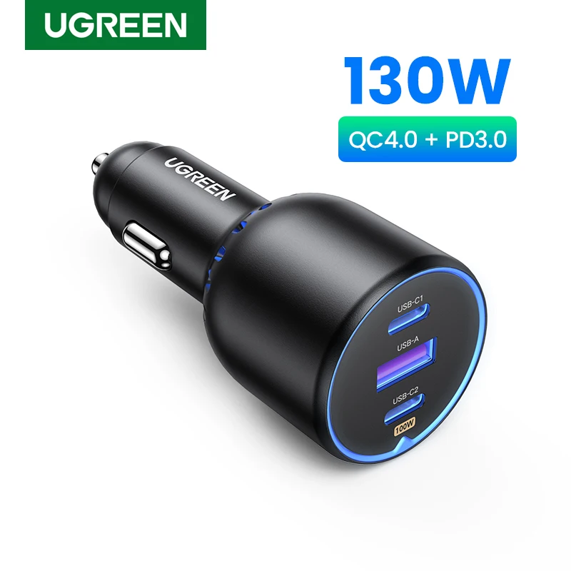 Ugreen Cargador de coche USB-C PD 130W para iPhone 15/14/13 Pro - imagen 5