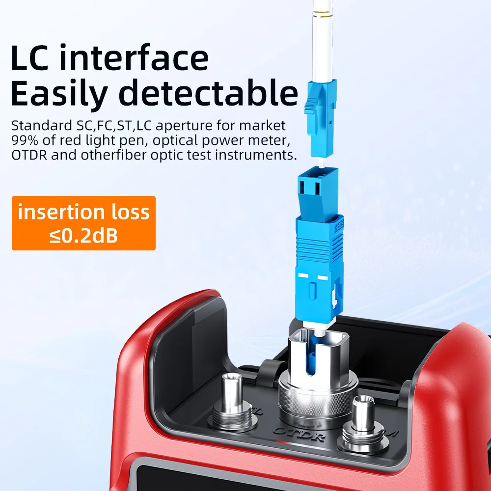 Natalink FC SC ST LC conector de fibra óptica macho a hembra adaptador monomodo FTTH para localizador Visual de fallos medidor de potencia óptica - imagen 2