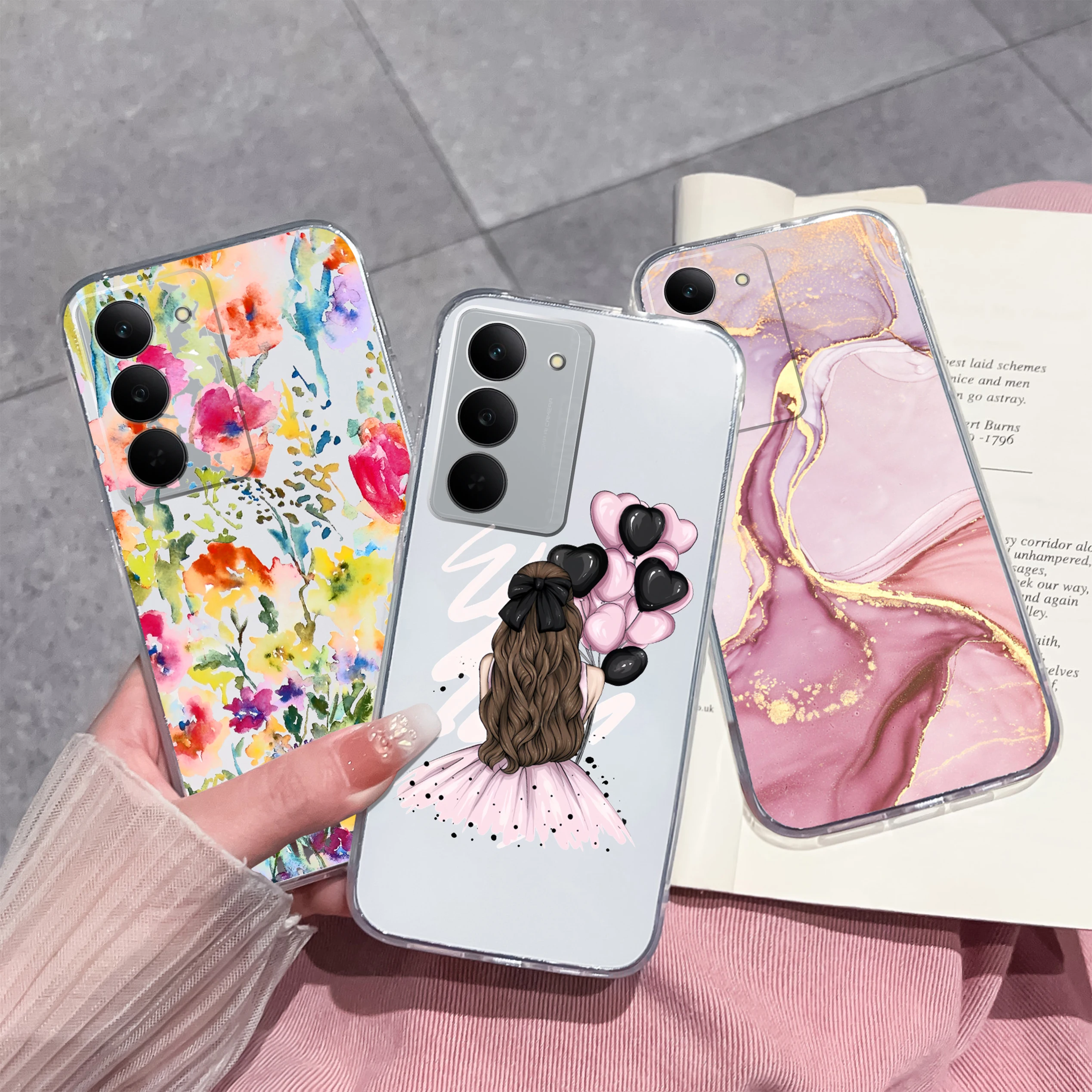 Funda transparente para Realme 14X 5G, funda para Realme 14 Pro Plus, fundas de teléfono suaves, delgadas, cómodas, de silicona, a la moda, a prueba de golpes - imagen 4