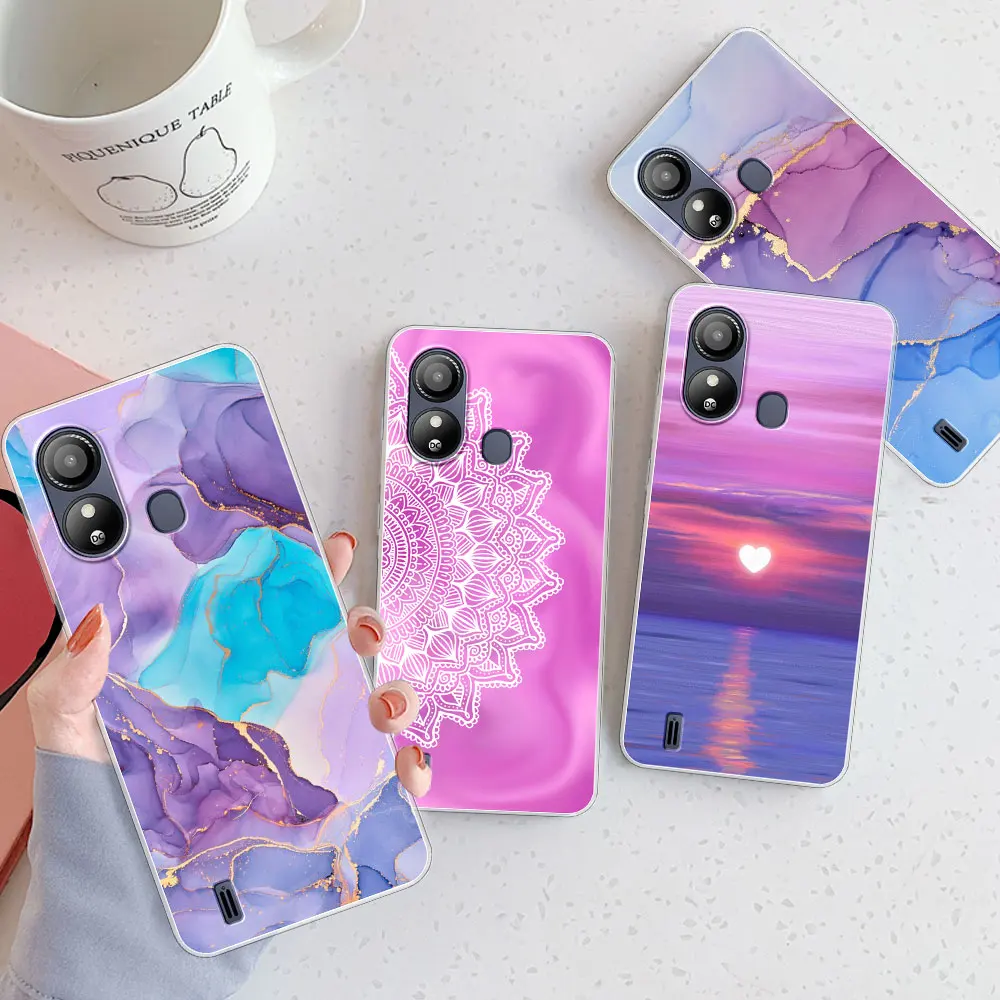 Para ZTE Blade L220 Funda de parachoques a prueba de golpes transparente suave silicona TPU Funda de teléfono para ZTE Blade L210 Funda protectora de moda - imagen 2