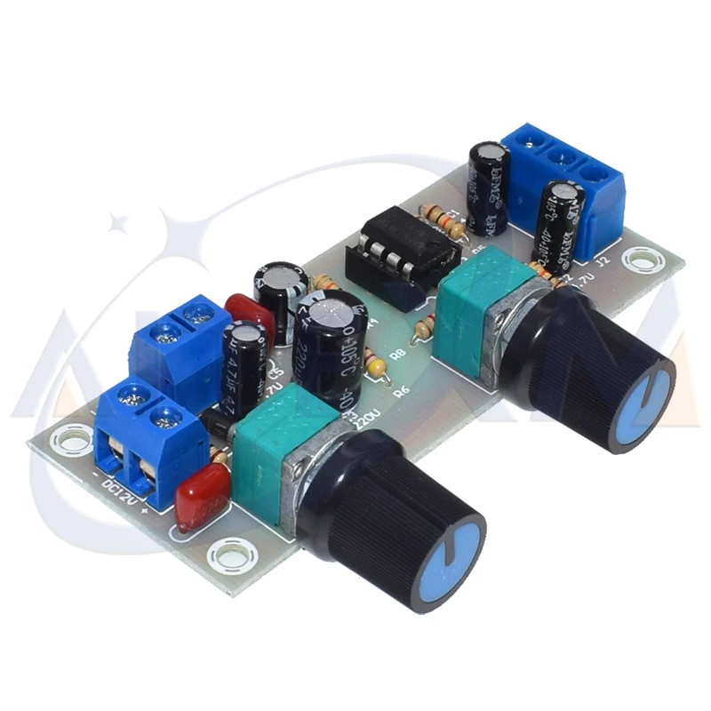 Placa de filtro de paso bajo de suministro único de alta precisión, placa preamplificadora Wubwoofer, 2,1 canales DC 10-24v 22hz-300hz - imagen 4