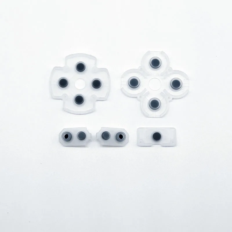 ChengHaoRan-almohadilla de silicona suave conductora para PS4, accesorio estándar para mando de placa base de JDM-030, 1 Juego - imagen 2