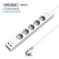 5 AC 2USB White