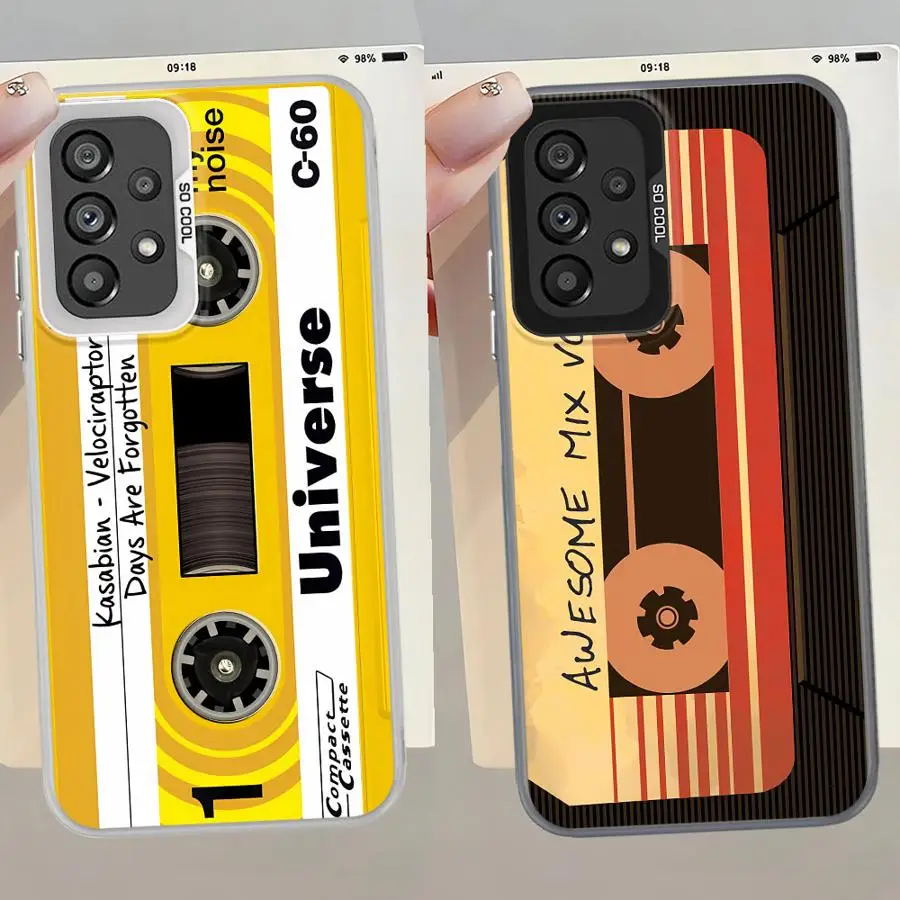 Funda para Samsung para Galaxy A15 A16 A34 A13 A32 A22 A12 A24 A25 A23 A14 funda suave patrón de cinta de la suerte