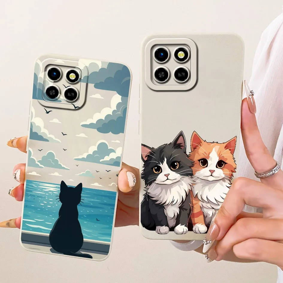 Funda para Infinix Smart 6 HD funda Smart 6 Plus lindo conejo de dibujos animados gato funda de teléfono de silicona suave para Infinix Smart6 X6511B Coque - imagen 3