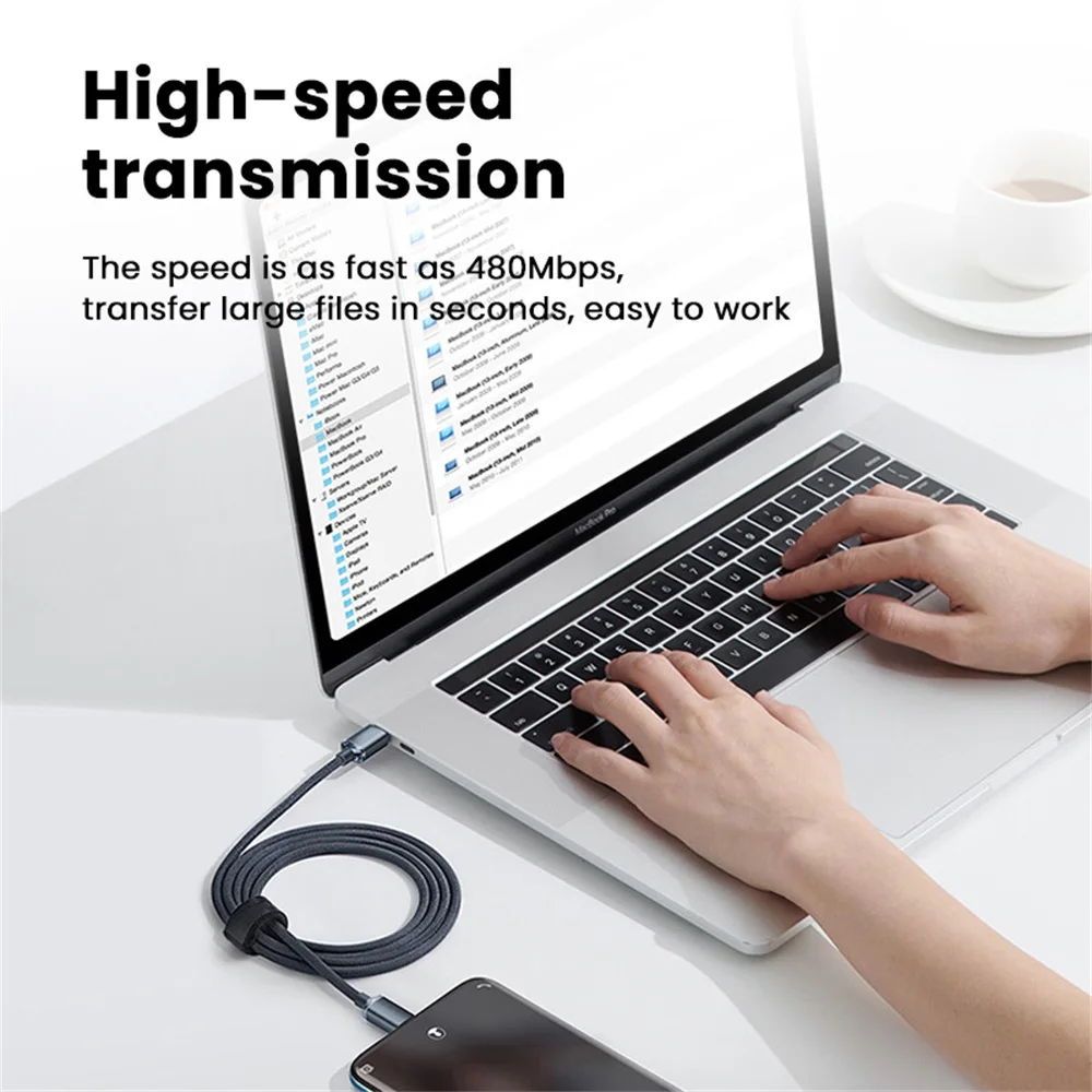 Cable de carga rápida PD de 120W, Cable de datos de carga súper rápida para iPhone 14, 15, Samsung Galaxy S22, S23, Xiaomi 5A - imagen 5