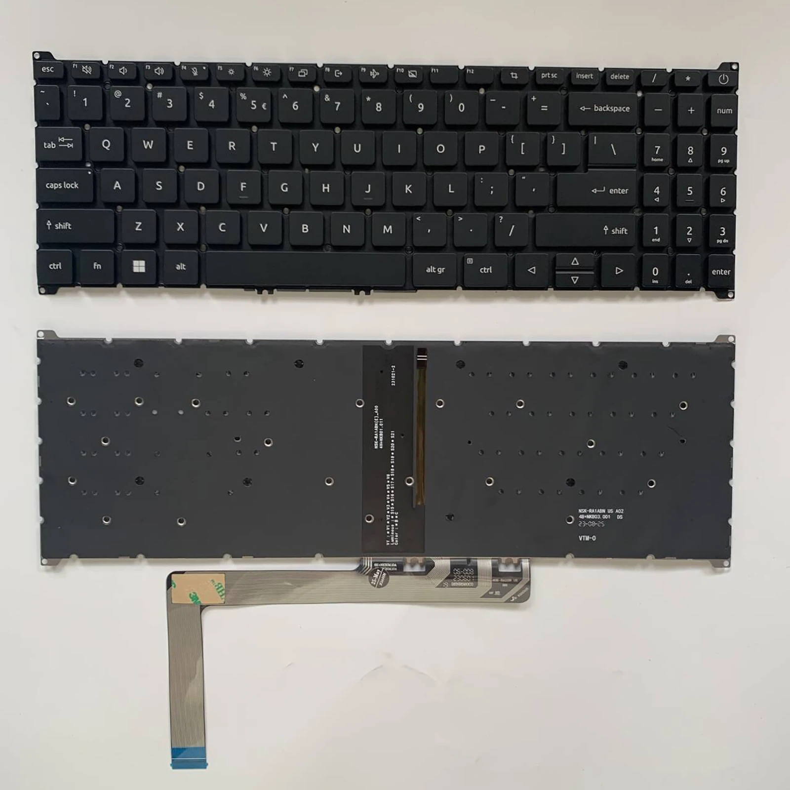 Diseño RU SP US para Acer Aspire N23H4 N23C3 N22C6 N23Q22 N23Q23 N22Q25 N22Q3 teclado para ordenador portátil