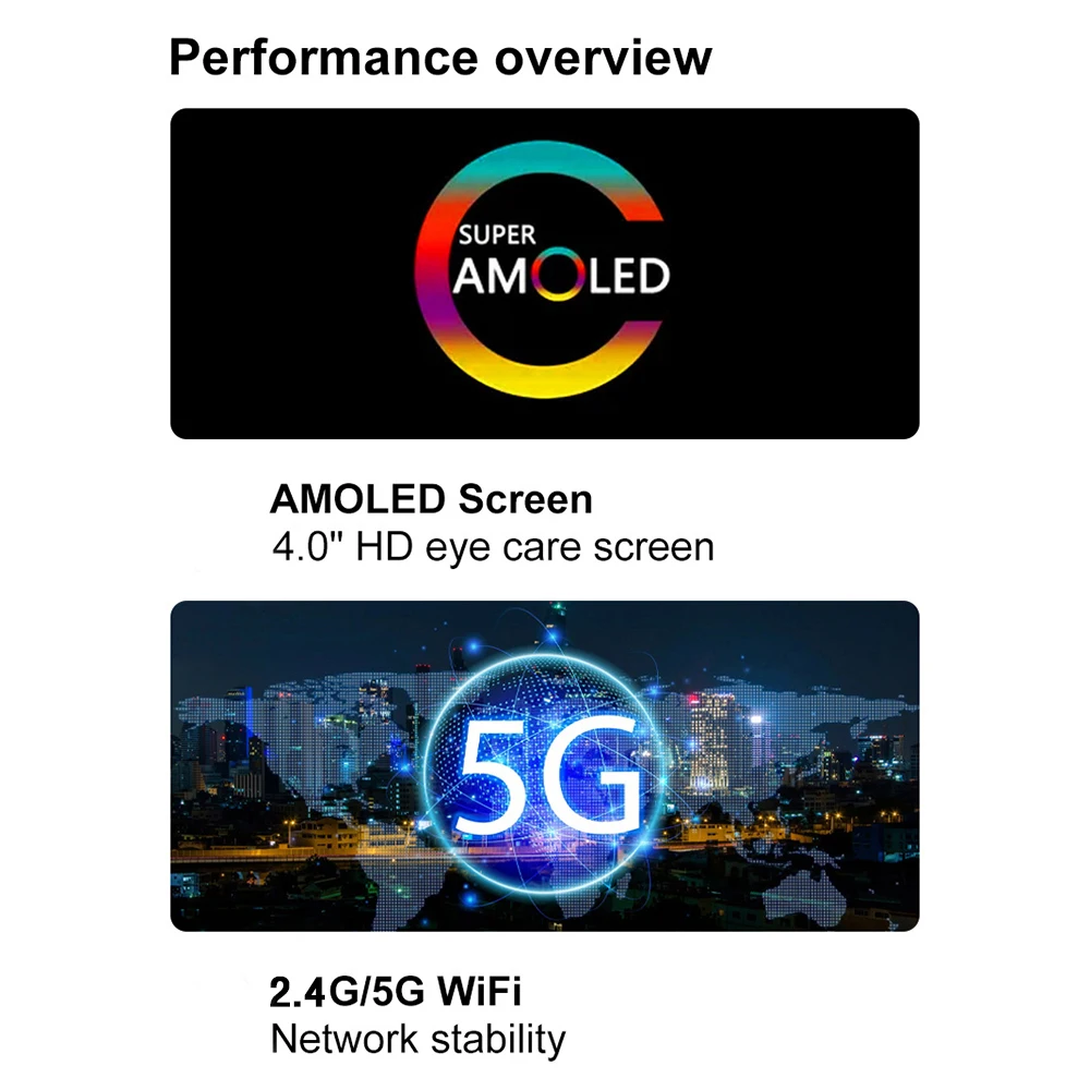 Reproductor MP4 WiFi Bluetooth reproductor de música MP3 calidad de sonido HiFi 1080P Ultra HD pantalla táctil de 4 pulgadas reproductor de vídeo Personal - imagen 2