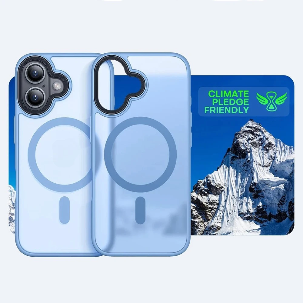 Magsafe-funda magnética de lujo a prueba de golpes para iPhone 17 Air 16 15 14 13 12 11 Pro Max, cubierta dura híbrida transparente mate - imagen 2