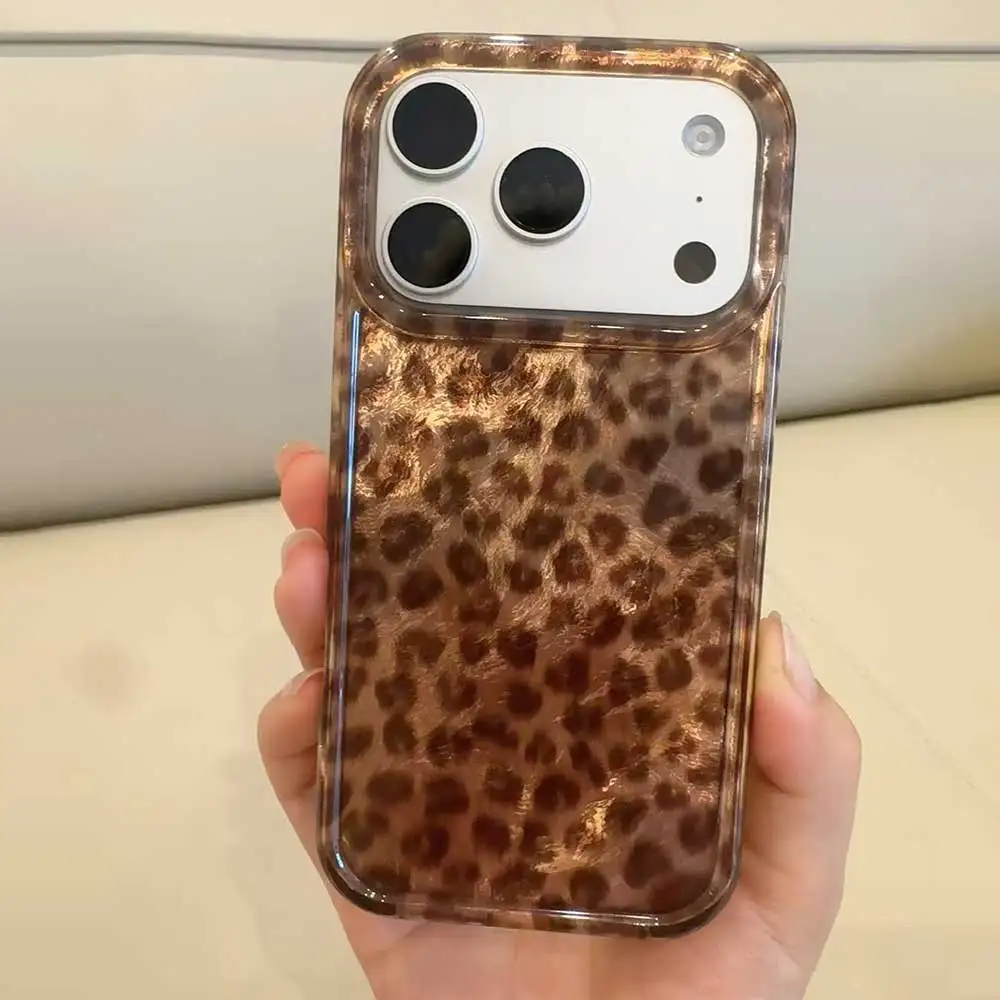 Funda de teléfono de leopardo dorado para mujer, funda para Xiaomi Redmi Note 15 14 13 12 11 11S 10 10S 8 9 Pro 15C 9C 13C 14C A3 11S 9C A1 - imagen 3