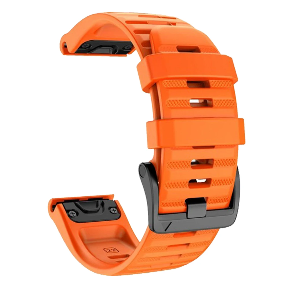 Quickfit-Correa de silicona para reloj, pulsera de 26mm y 22mm para Garmin Fenix 7, 7X, 6, 6X Pro, 5X, 5 Plus, 3, 955, Epix Gen 2 - imagen 4