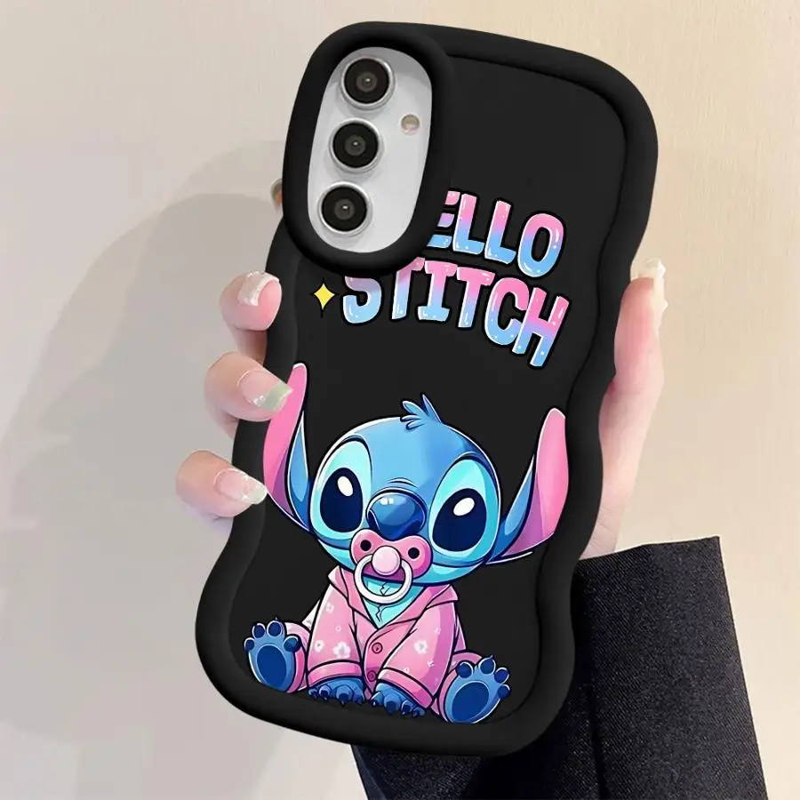 Funda de teléfono suave con ángulo de punto de Disney para Samsung Galaxy A02s A20 A04 A52 A55 A03 A05 A50 A06 A30 A51 A73 - imagen 3