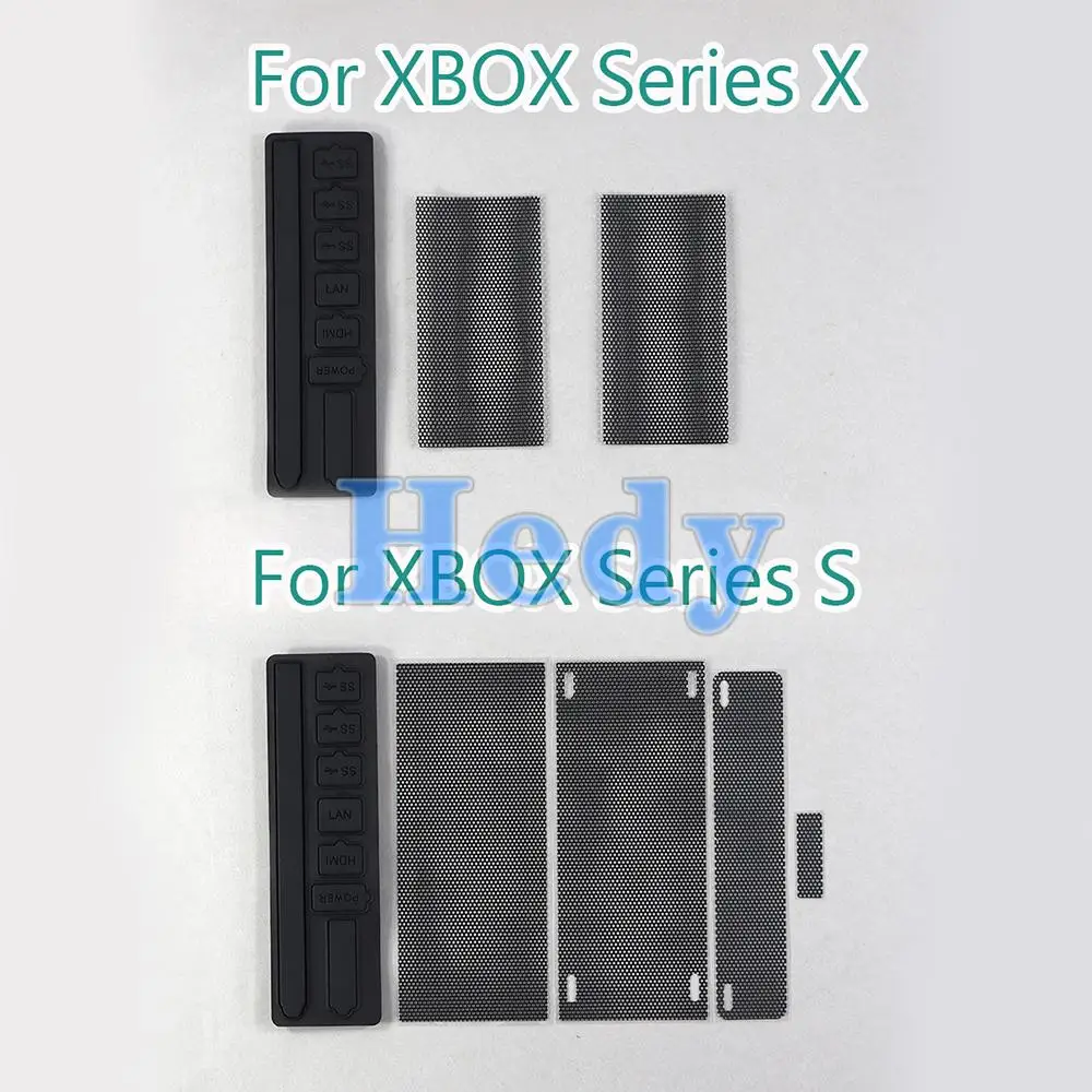 10 juegos de funda a prueba de polvo, Kits de paquete de tapón de malla para consola de juegos Xbox Series S X, cubierta de prevención, Kit a prueba de polvo