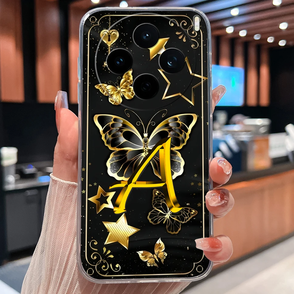 Para Vivo X200S X200 Ultra 5G funda de teléfono moda pareja letras cubierta ligera para Vivo X 200S silicona suave transparente Capa - imagen 4