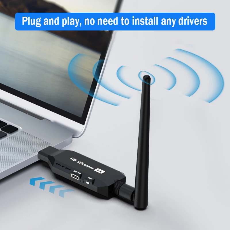 Extensor HDMI inalámbrico de 50M, transmisor receptor de vídeo HDMI de 1080P, Dongle de pantalla HDMI para TV, Monitor, proyector y PC - imagen 4