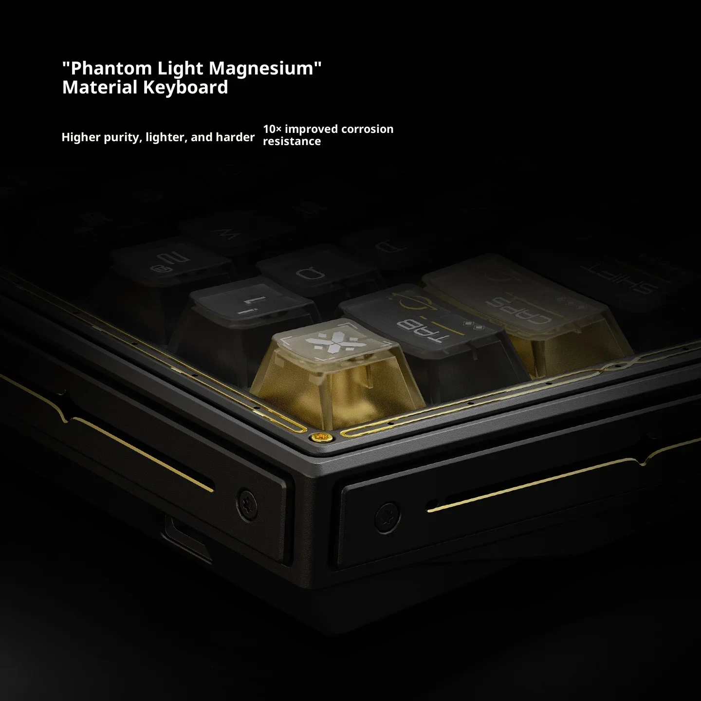 Teclado mecánico WLMouse Huan63, teclado para juegos por cable, aleación de magnesio RGB, bajo retardo, 0,125 ms, RT0.001mm, regalo para jugadores - imagen 4