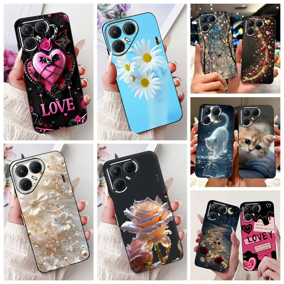 Para Tecno Pova 7 Pro 5G funda LJ8 funda pintada de lujo a la moda funda de teléfono de silicona suave para Tecno Pova 7 Ultra Pova7 5G LJ7
