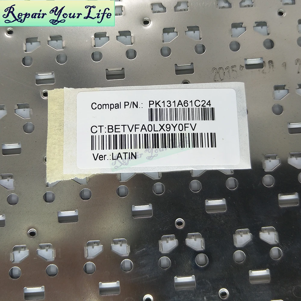 Teclado de ordenador portátil para HP stream 11-D 11-R 11-P 11-Y 11-D001TX 11-D001TU LA Latin white PK131A61C24 sin marco - imagen 5