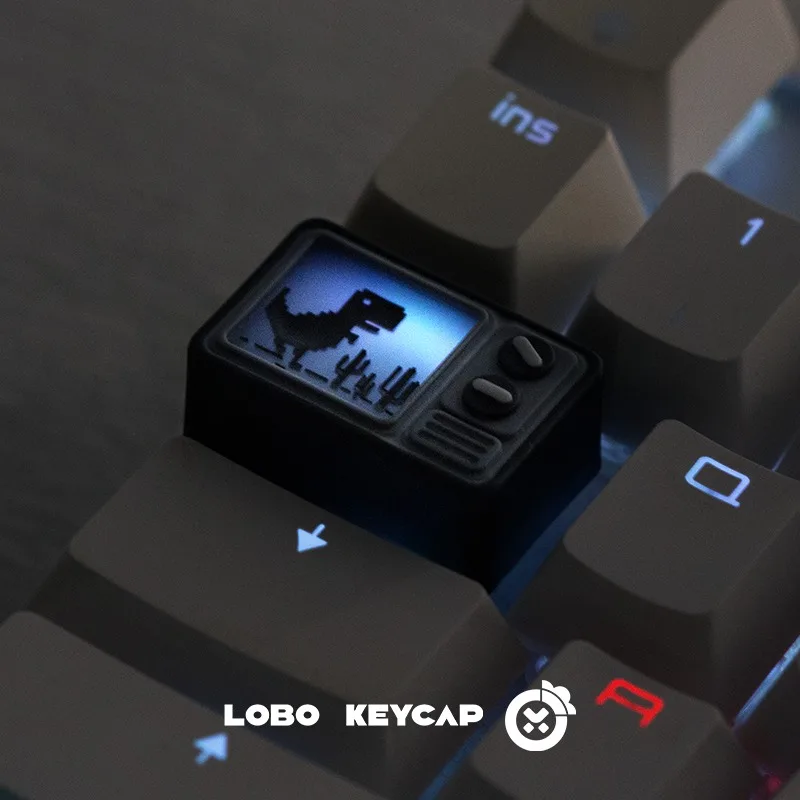Tapa de teclado ESC Point translúcida personalizada de resina con perfil de cereza para accesorios de teclado mecánico - imagen 4
