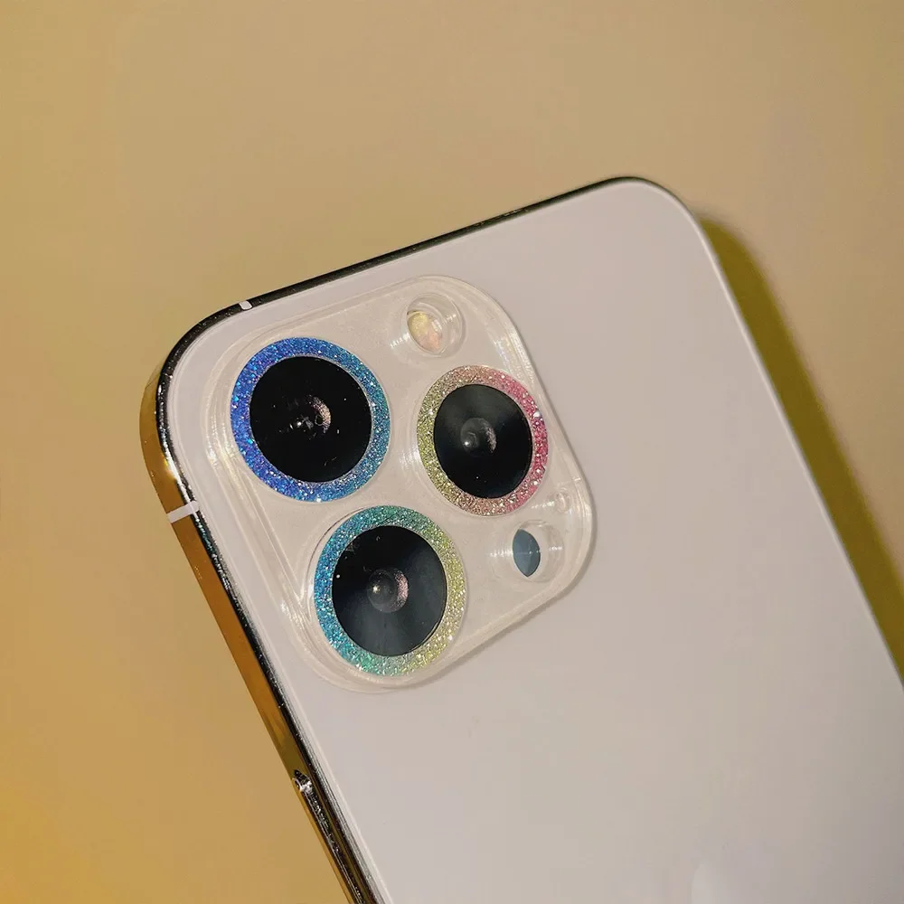 Funda transparente para cámara trasera estrellada para Iphone 15 16Pro Max Aifon 16Pro, Protector de lente trasera, Funda con anillo - imagen 5