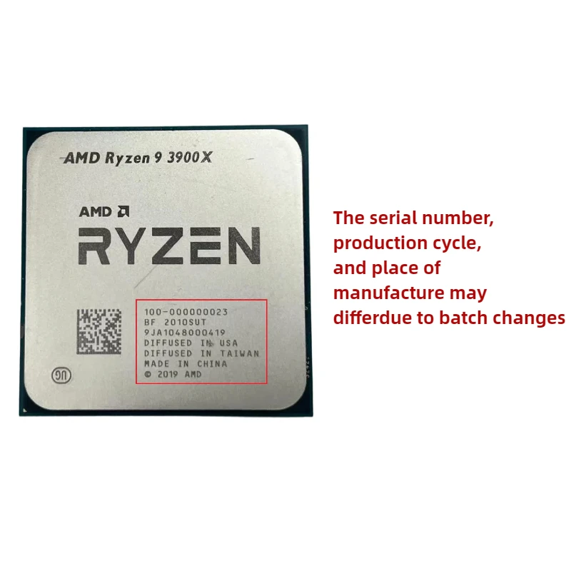 Procesador AMD CPU Ryzen 9 R9 3900X 3,8 GHz 12 núcleos 24 hilos - imagen 3