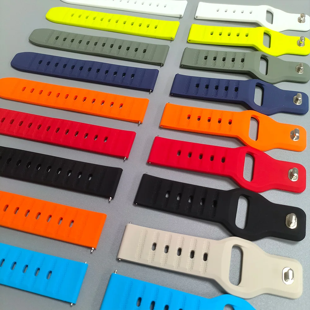 Correa de silicona de 20/22mm para Garmin Forerunner 570 42mm 47mm 265 255 245 165 banda musical para Venu 3/Vivoactive 6 5 Correa de reloj - imagen 3