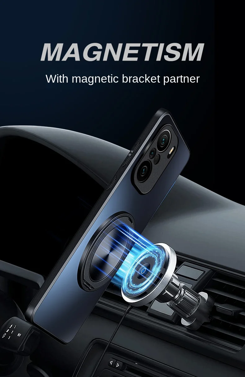 Funda dura mate con anillo magnético, carcasa trasera protectora para Huawei Nova 12, 11, 10, 9, 8, 7 Pro, 11, 9, 8, 7 Se, 6, 5 - imagen 5