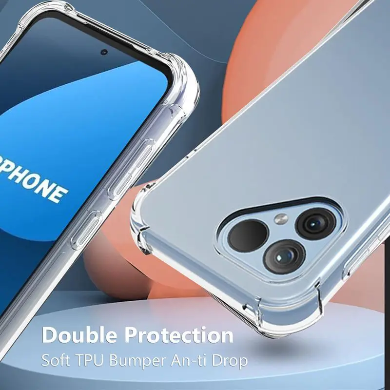 Funda de teléfono transparente de TPU para Fairphone 6 5 Fairphone5, funda protectora de cuatro esquinas a prueba de golpes, Fundas Capa - imagen 3