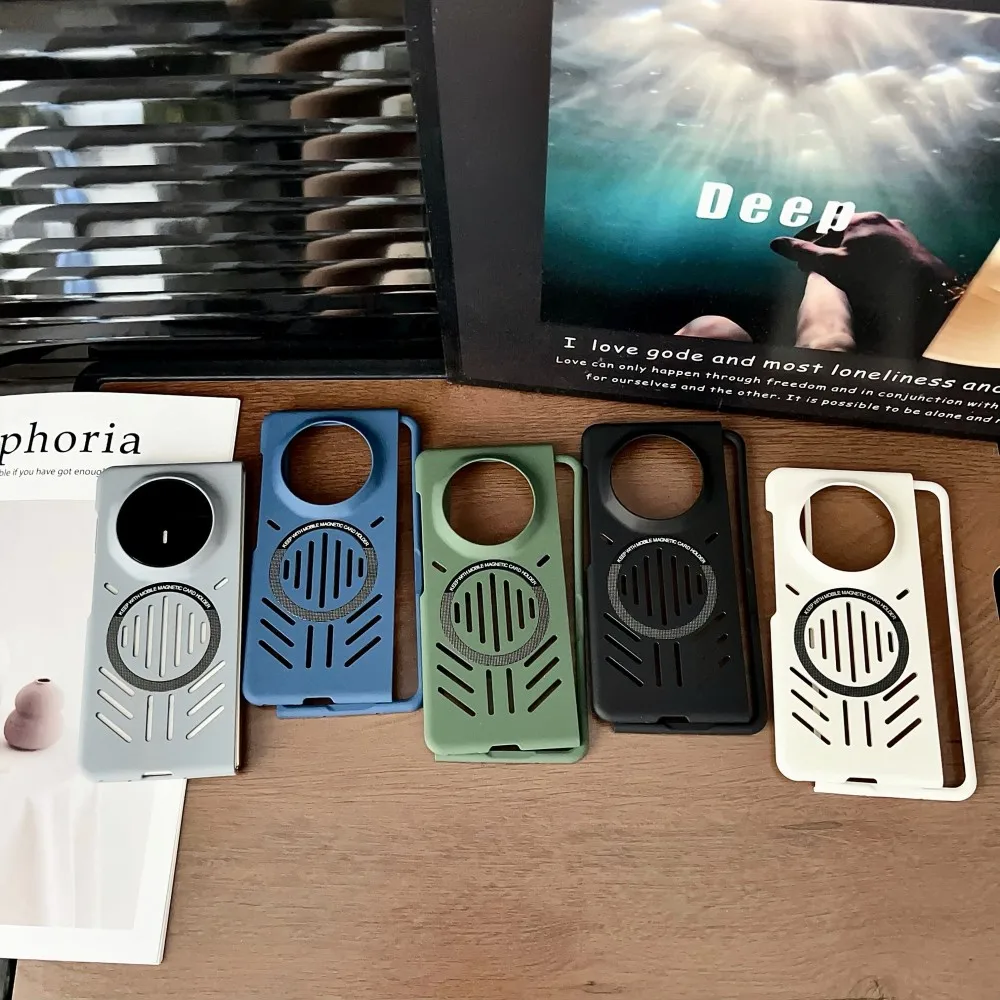 Para Huawei Honor Magic V5 funda dura de PC disipación de calor carga inalámbrica magnética funda protectora trasera para Magic V5 Shell - imagen 3