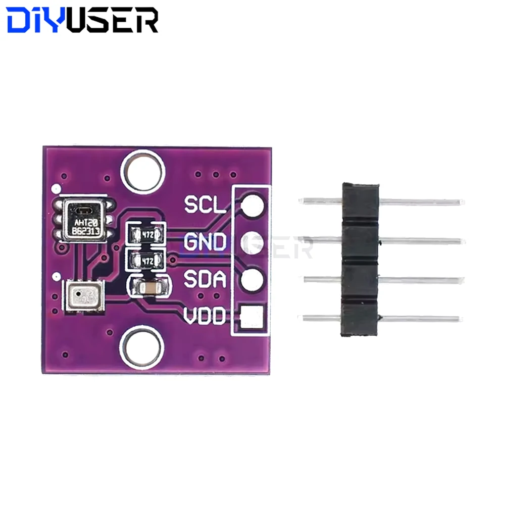 Módulo de sensor digital AHT20 BMP280, sensor de presión de aire de humedad y temperatura de alta precisión para Arduino Raspberry Pi, I2C/SPI - imagen 3