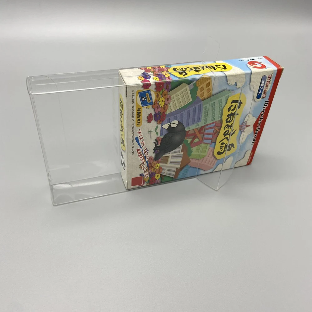 Protector de 5 cajas para el videojuego WONDER SWAN Bandai, estuche de exhibición transparente
