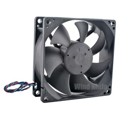 AUB0812M Ventilador Axial de 80 mm, 12 V y 3 Pines para Proyector