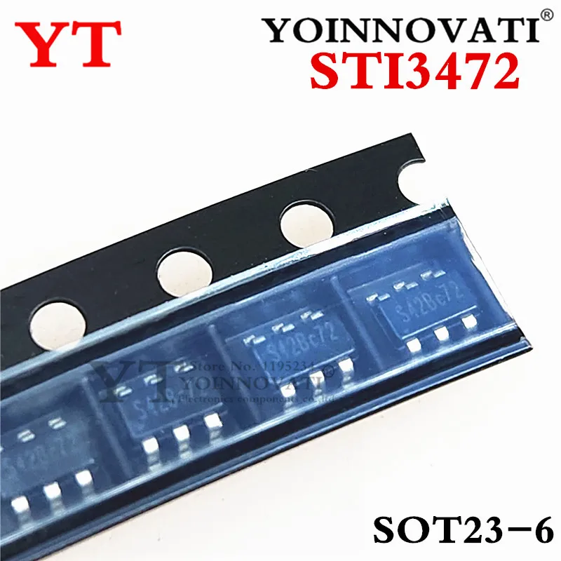 STI3472 3472 SOT23-6 S42B IC nuevo original, 10 unids/lote
