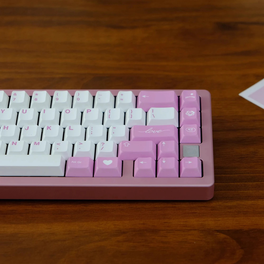GMK CYL Amado Keycaps Rosa Inglés Coreano Keycap Cherry Profile PBT tinte sublimación tapa de tecla para teclado mecánico MX - imagen 5