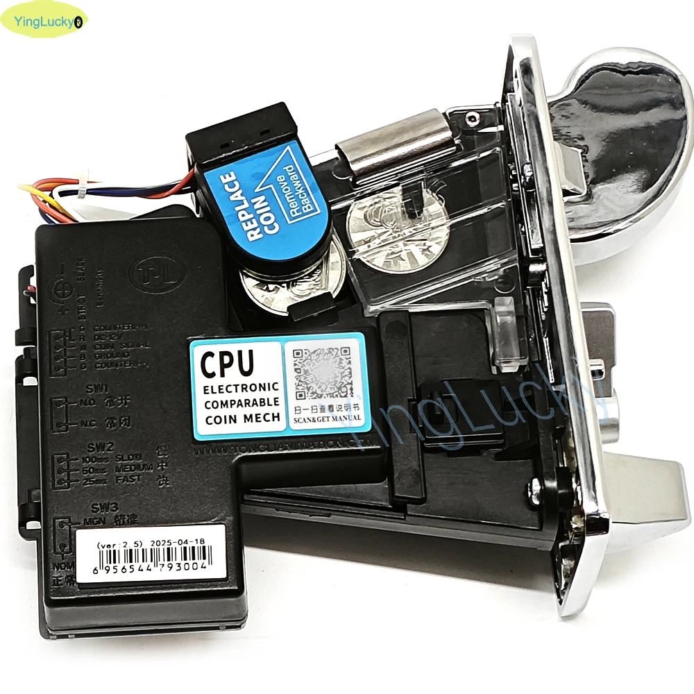 Aceptador de monedas Selector de monedas Validador de monedas CPU avanzada Insertación de alta velocidad Entrada frontal individual - imagen 5
