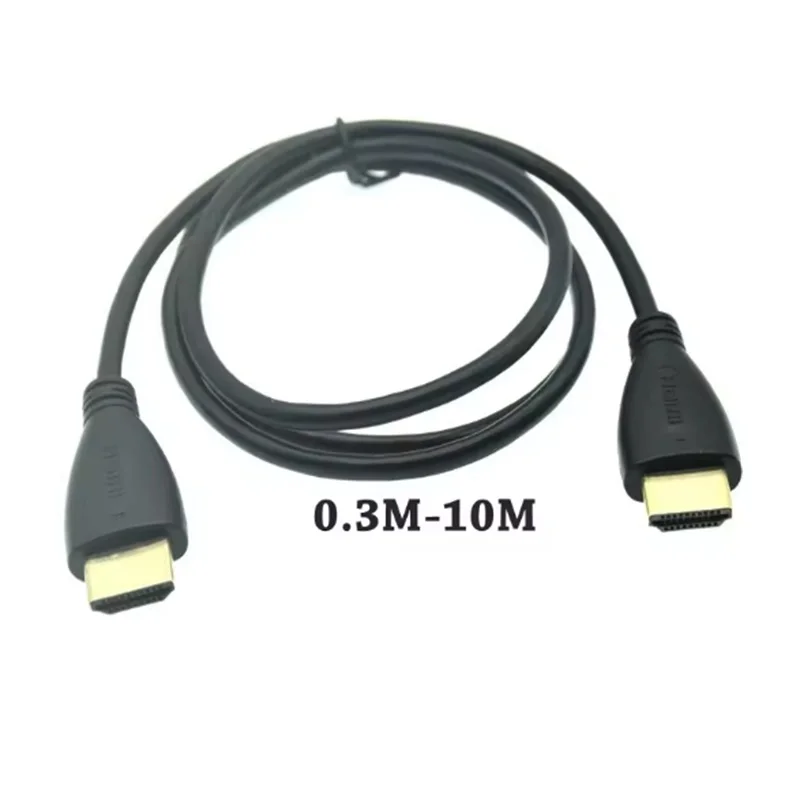 Cables de vídeo compatibles con HDMI, Cable 3D chapado en oro 1,4 1080P para conmutador divisor HDTV, Cable de extensión PS4 - imagen 5