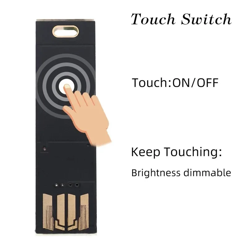 Mini luz LED nocturna, lámpara con enchufe USB, luces para tarjetas de bolsillo de 5V, luz LED para lectura de libros, lámpara de mesa para banco de energía, ordenador y portátil - imagen 2