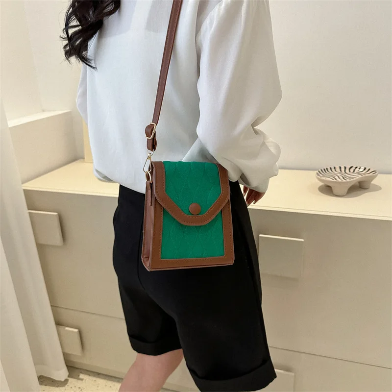 Bolso de moda para teléfono móvil para mujer, bolso de mano de piel sintética con bolsillo para teléfono, bolso de hombro, bolsos cruzados para mujer, bolsos pequeños para teléfonos - imagen 4